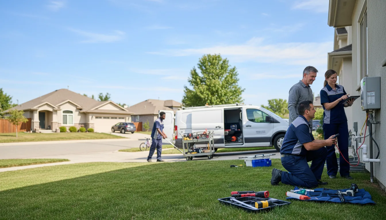 Tankless water heater service in Wayland, IA